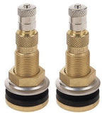 TR618A 1-7/8" Tractor Tubeless Tire Brass Valve Stem Pack of 2