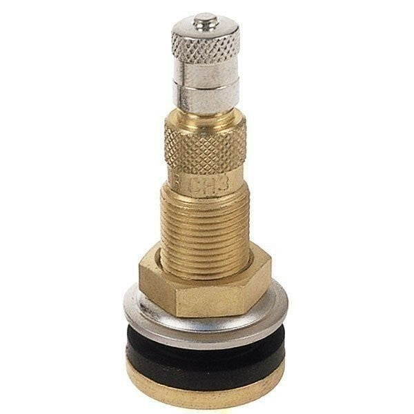 TR618A 1-7/8" Tractor Tubeless Tire Brass Valve Stem Pack of 2