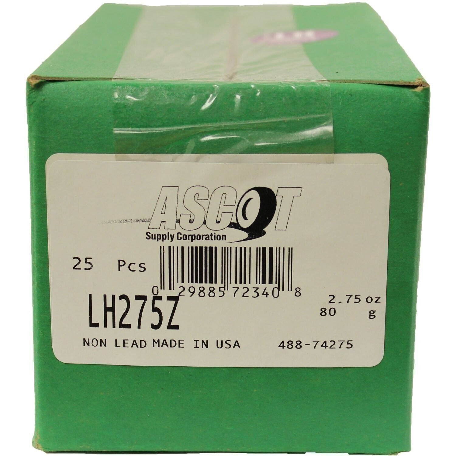 Perfect Equipment LH275Z Zinc Wheel Weights 2.75oz - Box of 25