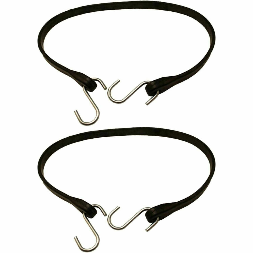 Peerless CC8431 31" EPDM Rubber Bungee Tarp Straps with Hooks, Pack of 2