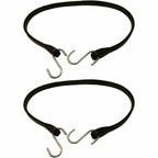 Peerless CC8431 31" EPDM Rubber Bungee Tarp Straps with Hooks, Pack of 2