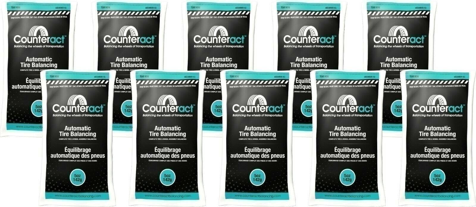Counteract 050BNB Tire Balancing Beads 5oz - 1 Case (76 Bags)