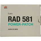 REMA TIP TOP RAD-581 Aramid Radial Tire Repair Patch 8.2"x6.6" Box of 5