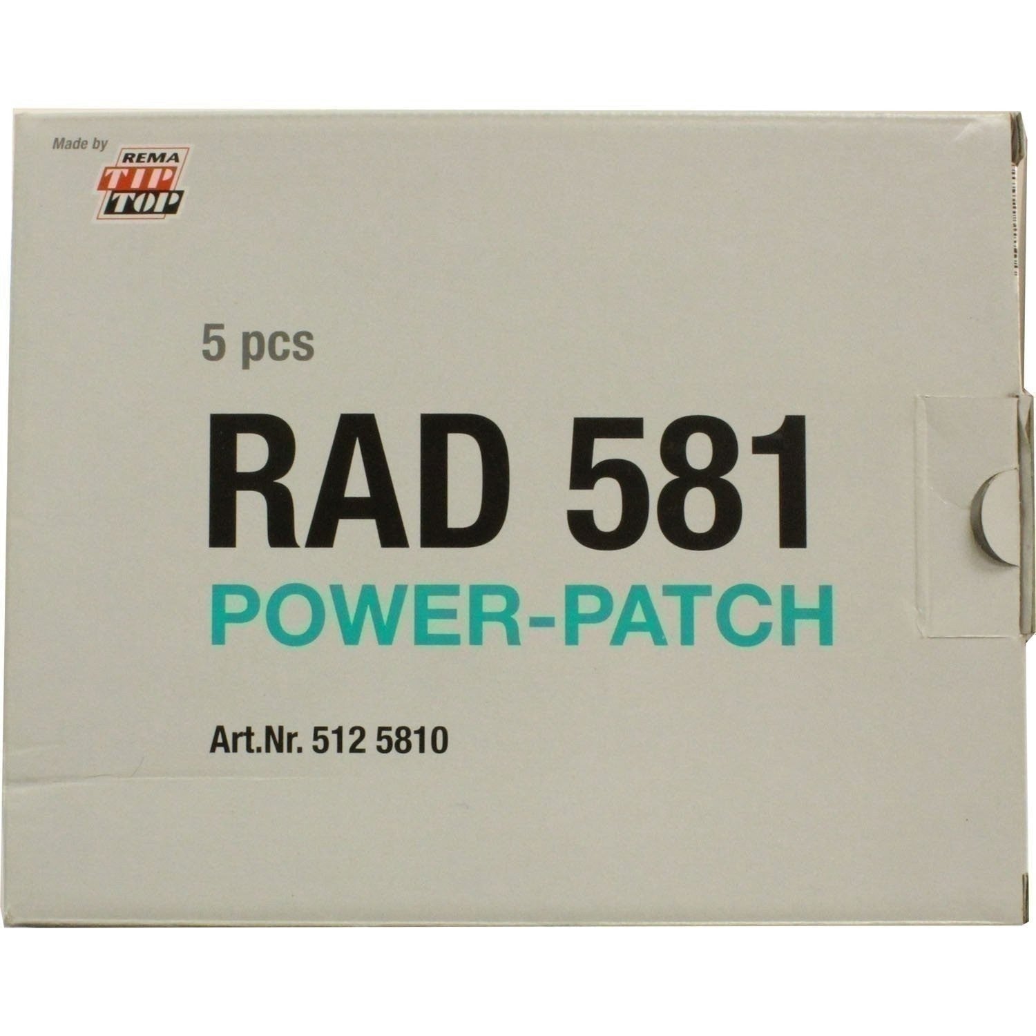 REMA TIP TOP RAD-581 Aramid Radial Tire Repair Patch 8.2"x6.6" Box of 5