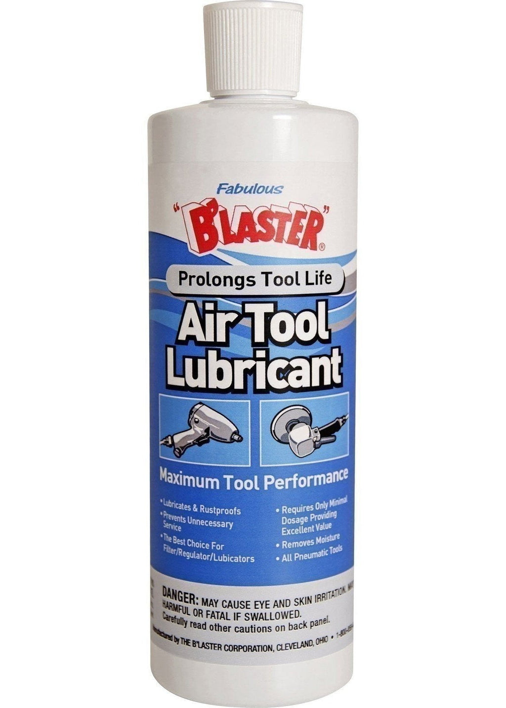 B'laster 16oz Air Tool Lubricant 12-Pack Professional Oil for Pneumatic Tools