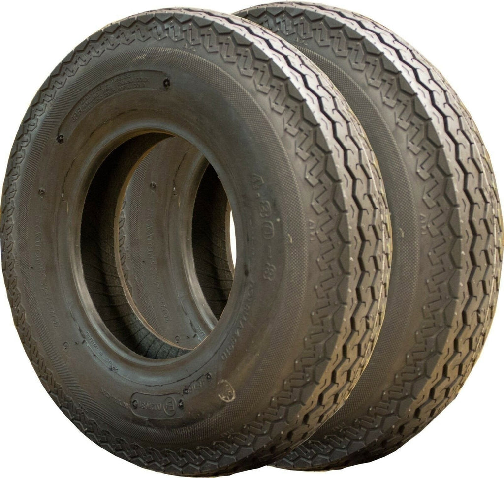 Deestone D901 4.80-8 Trailer Tire LRC 6 Ply Pack of 2