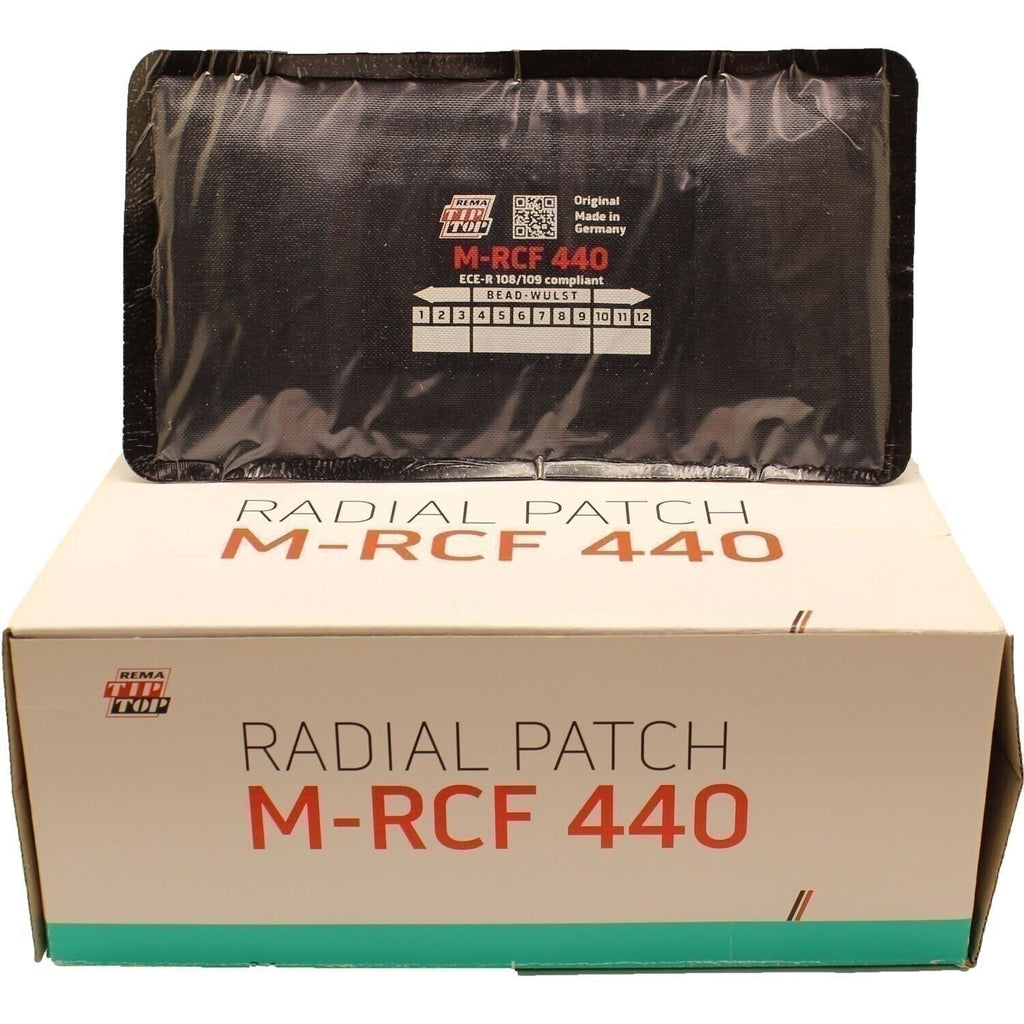 REMA TIP TOP M-RCF 440 Radial Tire Repair Patch 200x110mm 2ply Box of 10