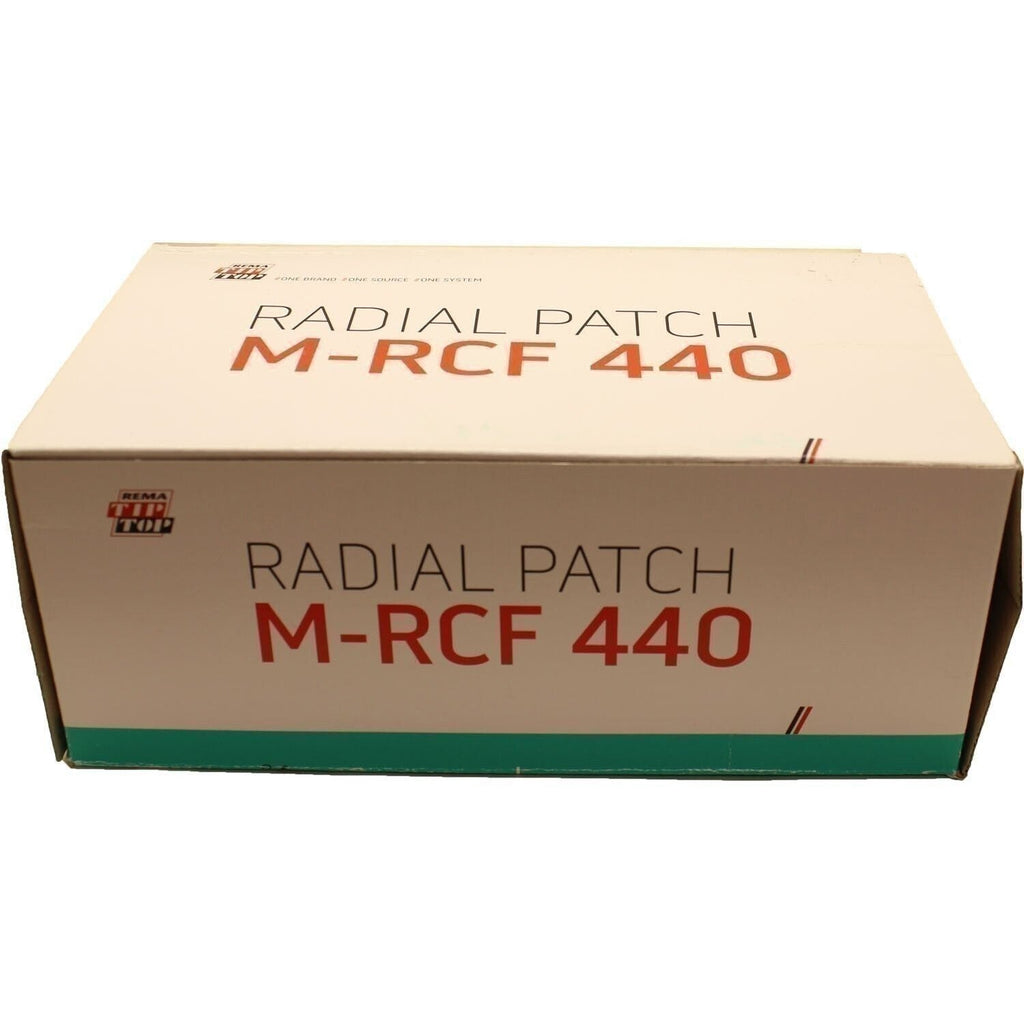 REMA TIP TOP M-RCF 440 Radial Tire Repair Patch 200x110mm 2ply Box of 10
