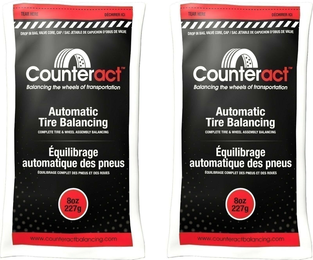 Counteract 080BNB Tire Balancing Beads 8oz 2 Bags for Smooth Ride