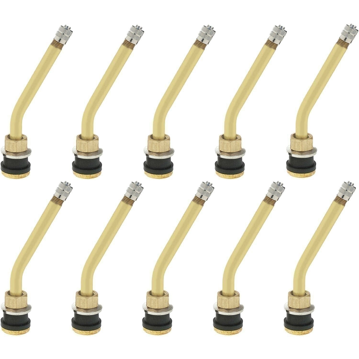 TV-572F-19 3-3/4" 31° Brass Truck Wheel Valve Stem Clamp Pack of 10