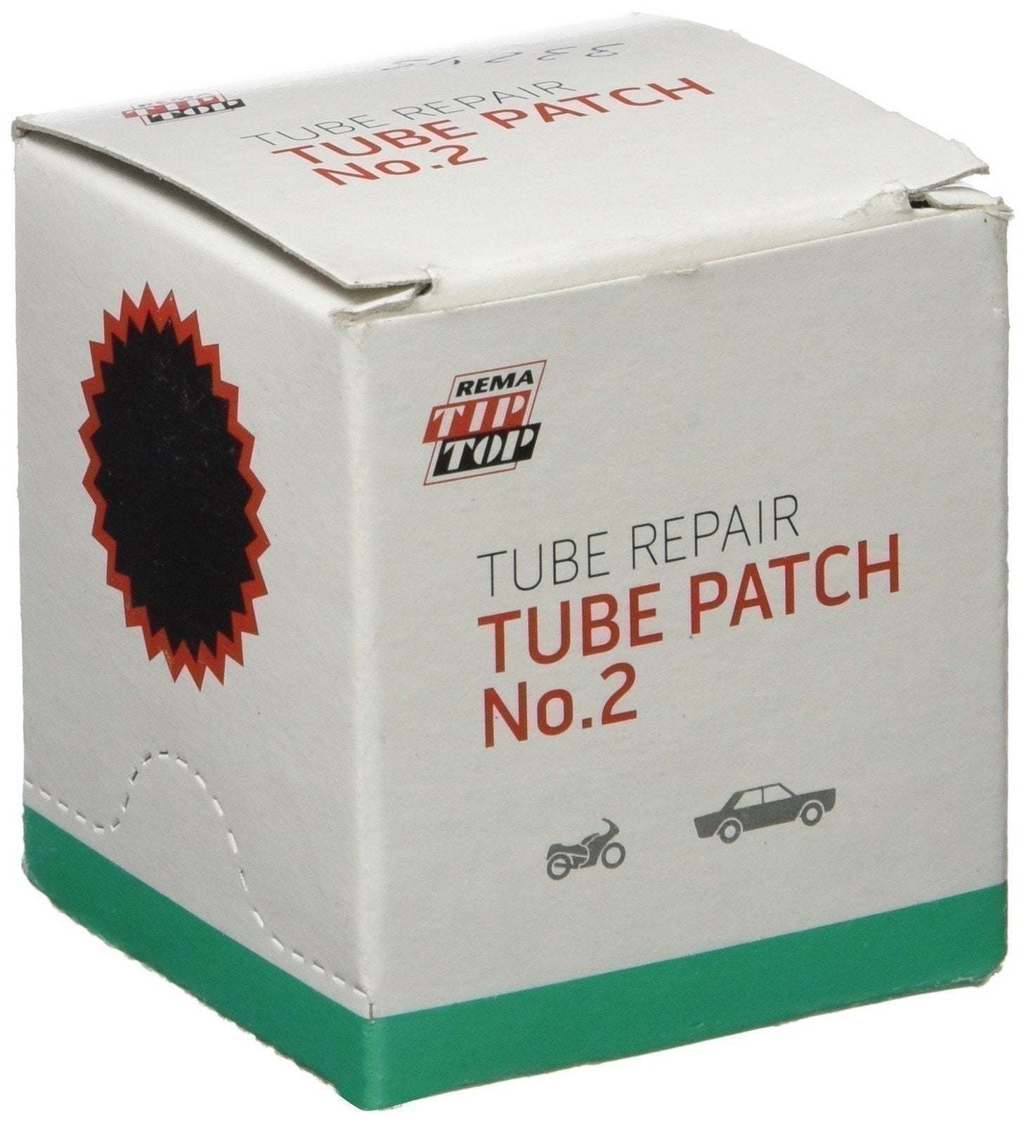 REMA TIP TOP 2RED Round Red Edge Tube Patch 1.75" - Box of 30