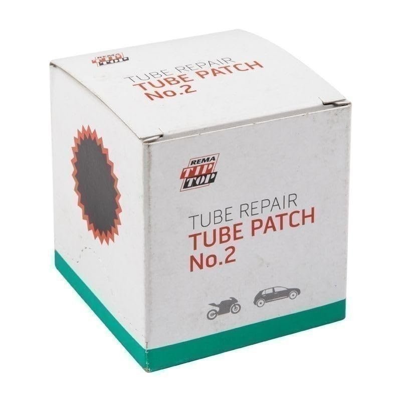 REMA TIP TOP 2RED Round Red Edge Tube Patch 1.75" - Box of 30