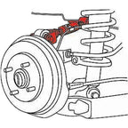 SPC 67580 Rear Alignment Camber Kit for 07-16 Honda CR-V