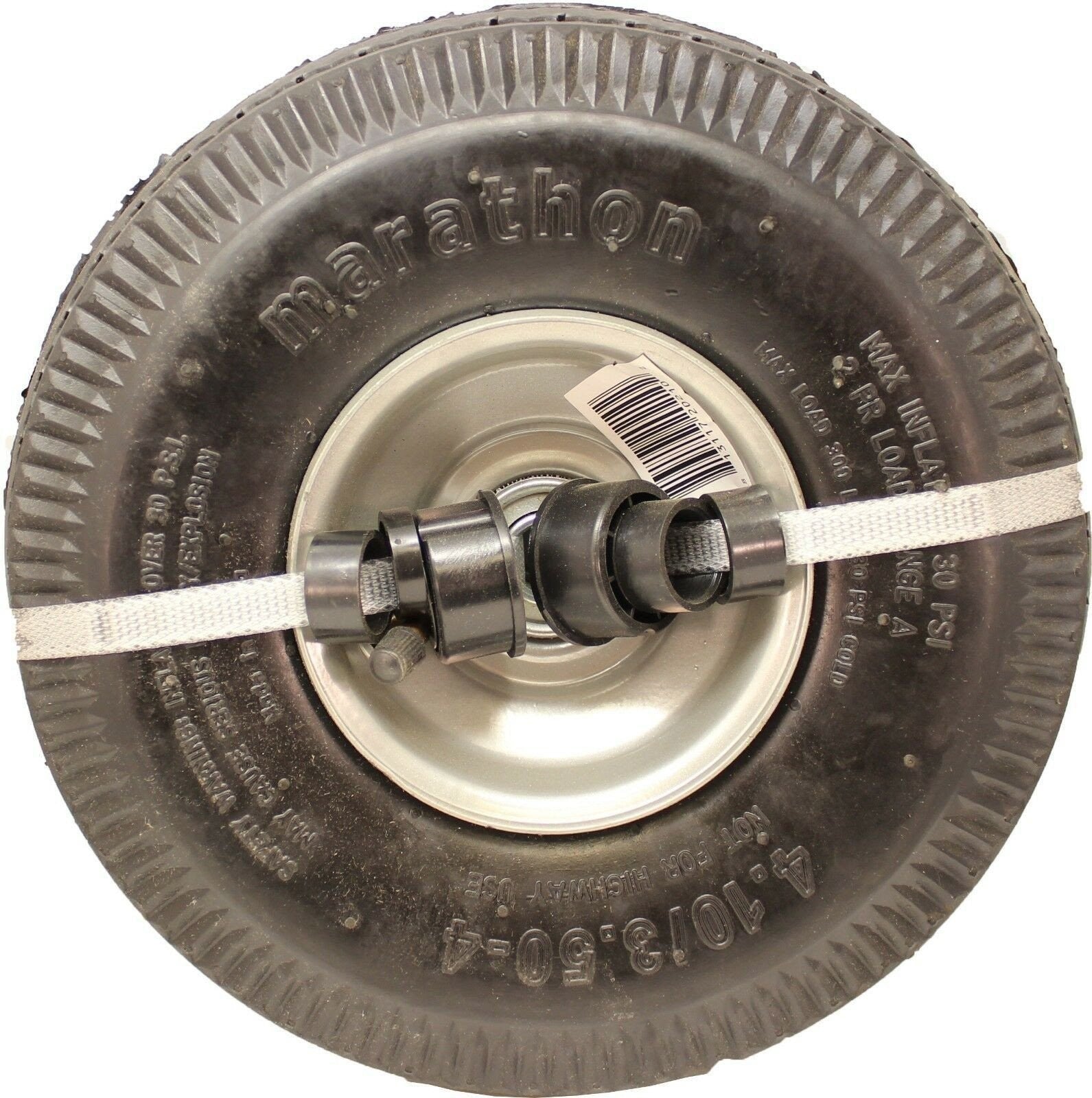 Marathon 20210 Pneumatic Utility Tire 4.10/3.50-4 Universal Fit Air Tire