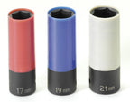 Grey Pneumatic 1503TP 3-Piece 1/2" Drive Metric Deep Impact Socket Set