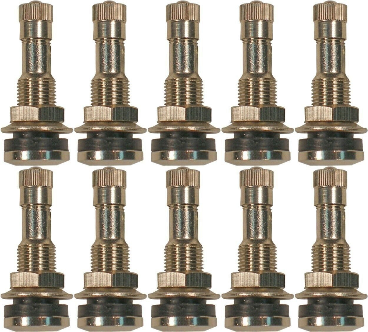 Dill VS-902CR Nickel Plated Brass Bolt-In Valve Stem 1-1/4" Pack of 10