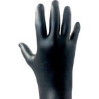 RPG Micro Diamond Black Nitrile Gloves Medium 6 Mil Powder Free 100 Count