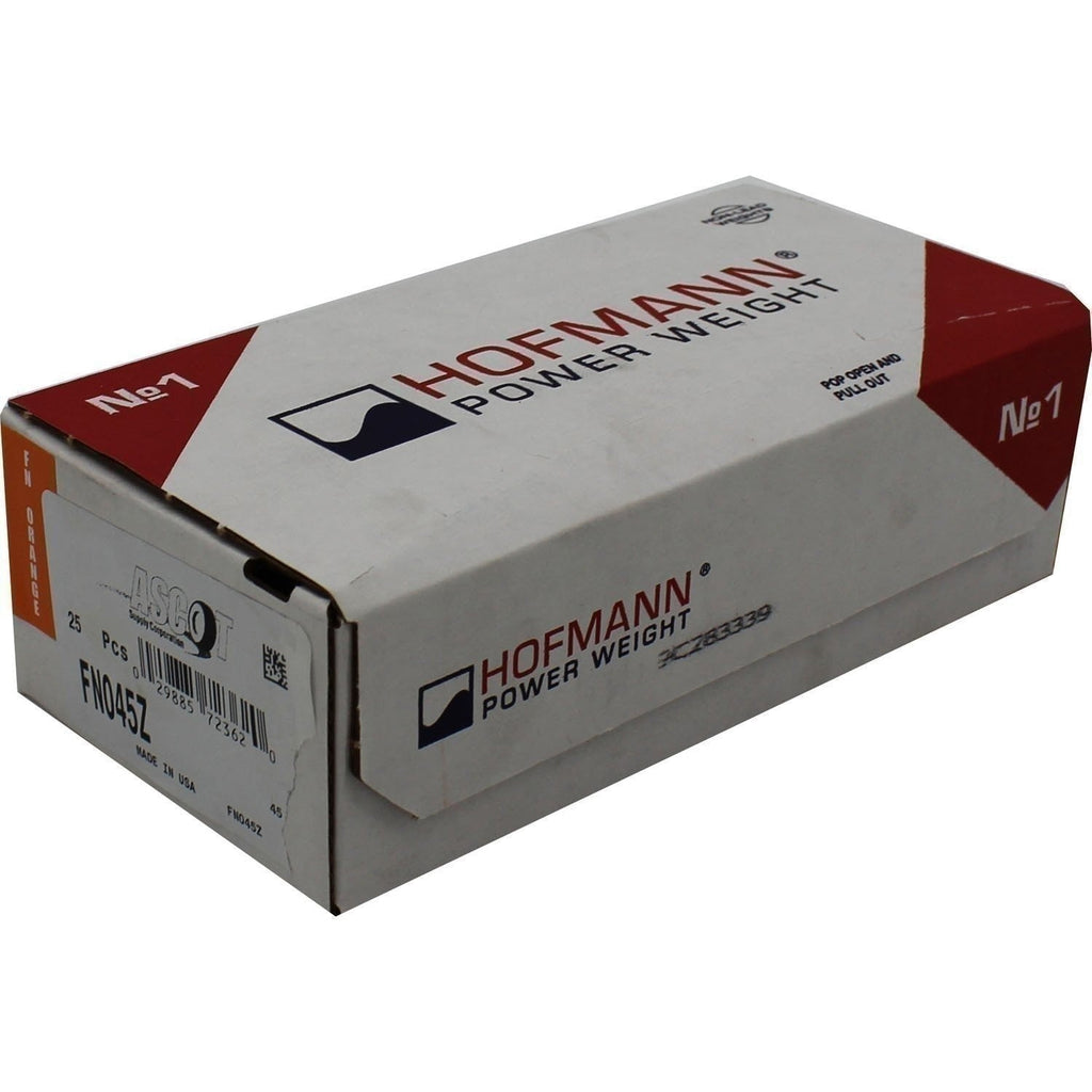 Perfect Equipment FN045Z Zinc Wheel Weights 45gm - Box of 25 Coated