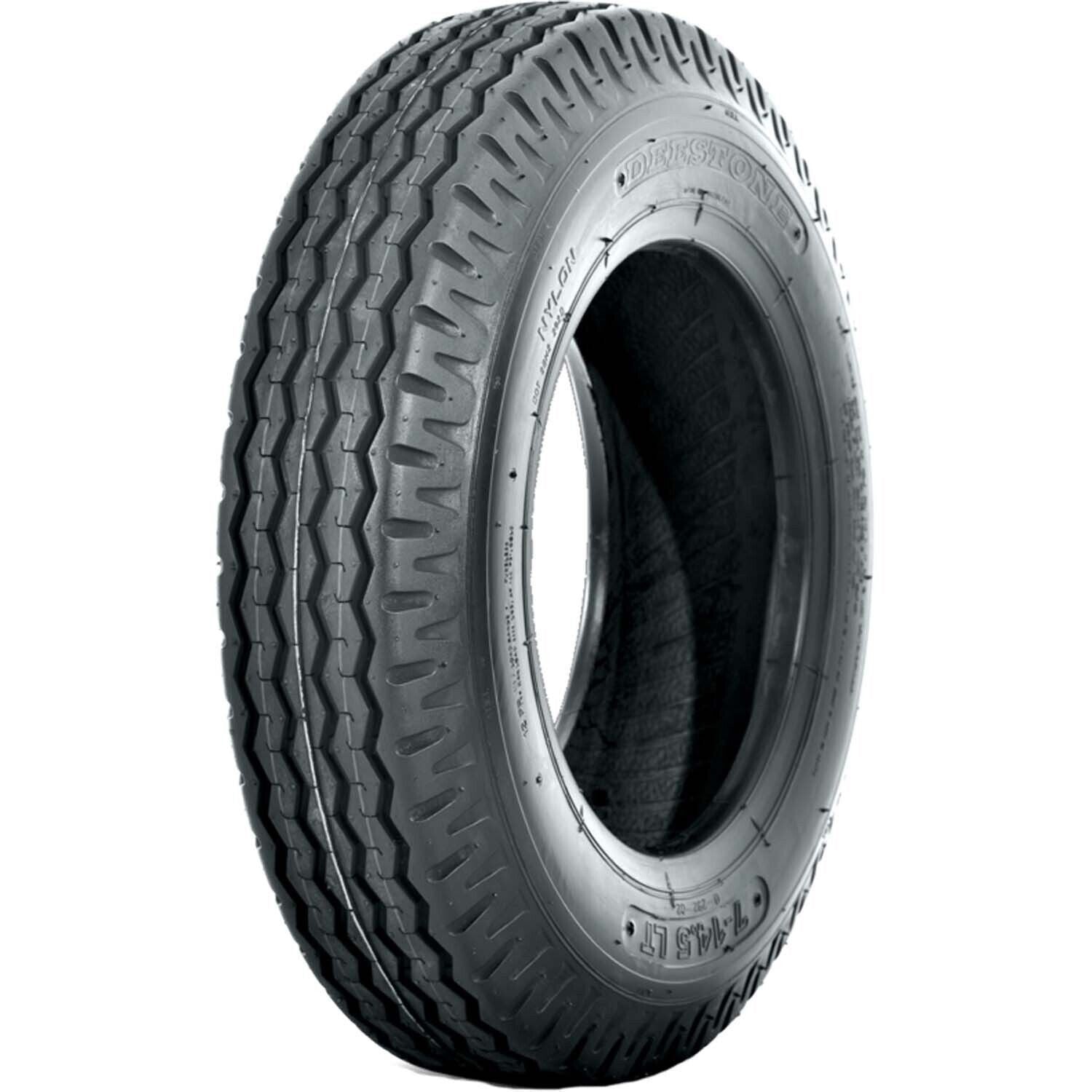 Deestone D292 LPT 7-14.5 Trailer Tire 12 Ply LRF Durable Heavy Duty