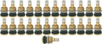 TR501 1.5" Brass Tubeless Truck Tire Valve Stem Clamp-in Pack of 25