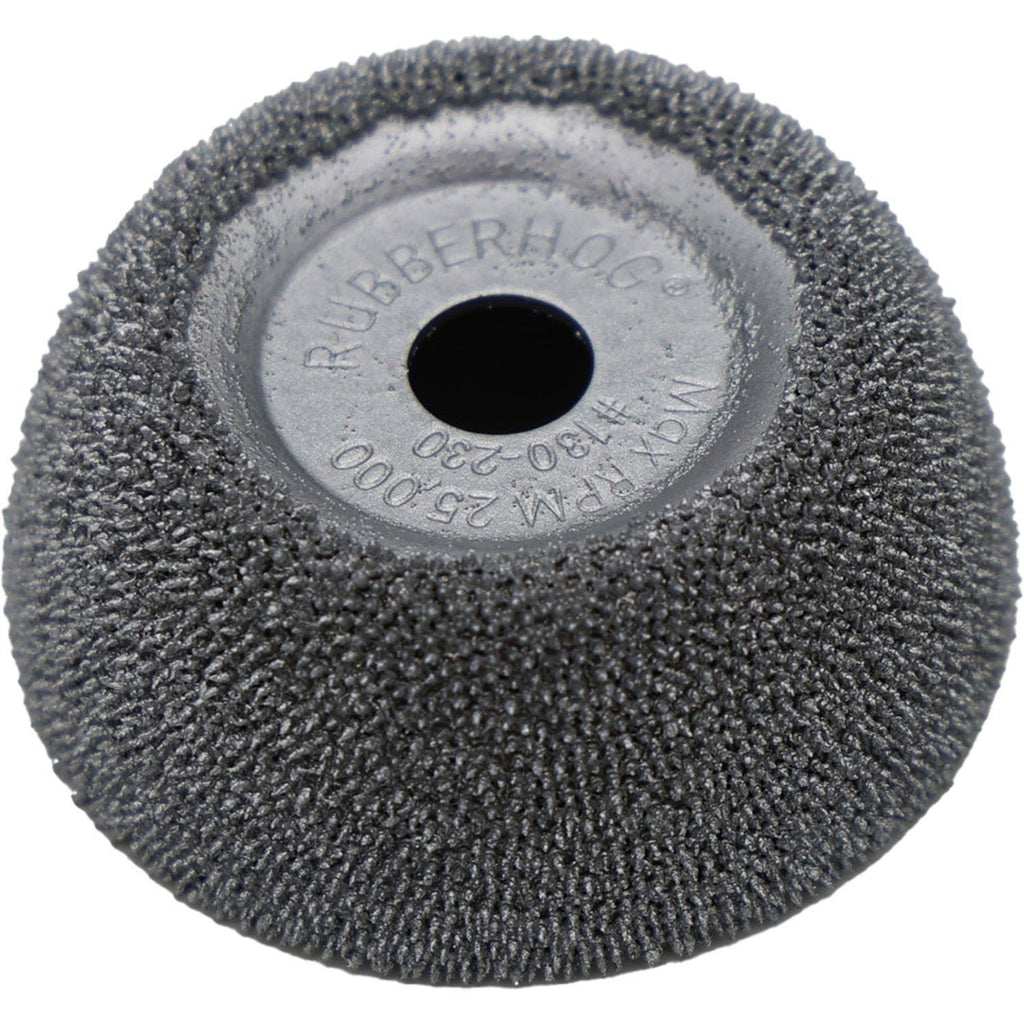 Rubberhog 2" x 3/4" Flared Buffing Wheel 230 SSG 3/8" Arbor Hole