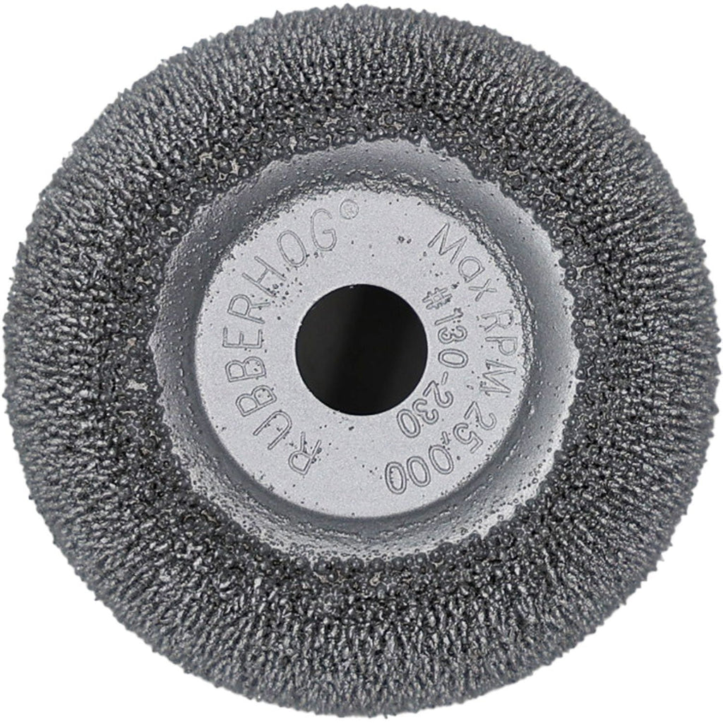 Rubberhog 2" x 3/4" Flared Buffing Wheel 230 SSG 3/8" Arbor Hole