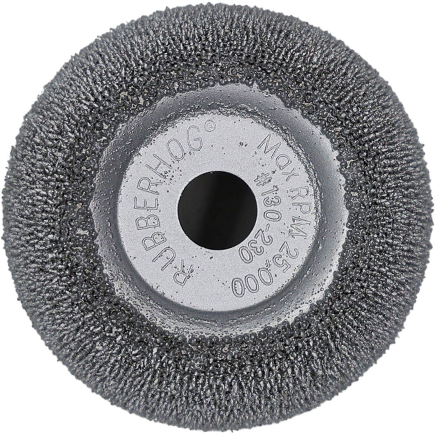 Rubberhog 2" x 3/4" Flared Buffing Wheel 230 SSG 3/8" Arbor Hole