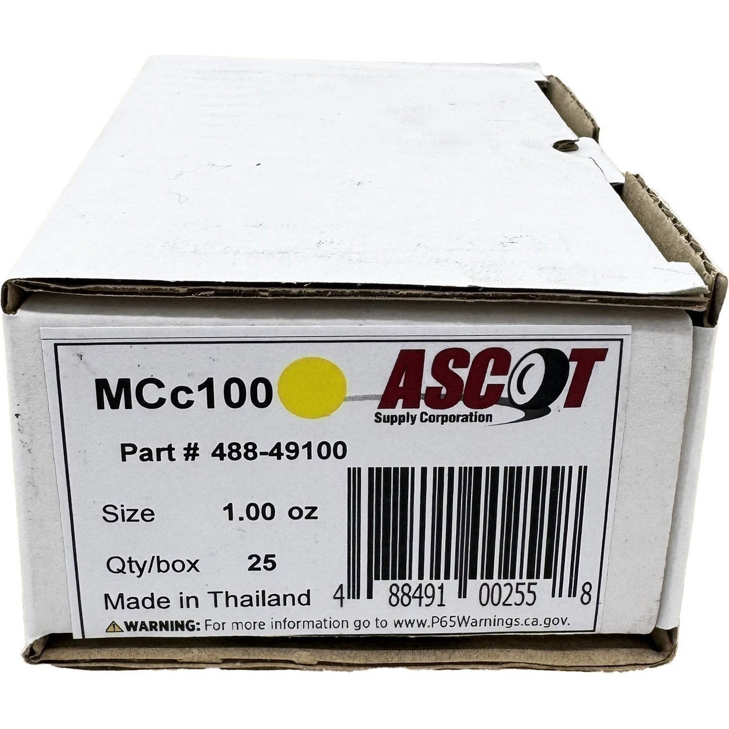 Ascot MC Coated Clip-On Wheel Weights 1oz - Box of 25