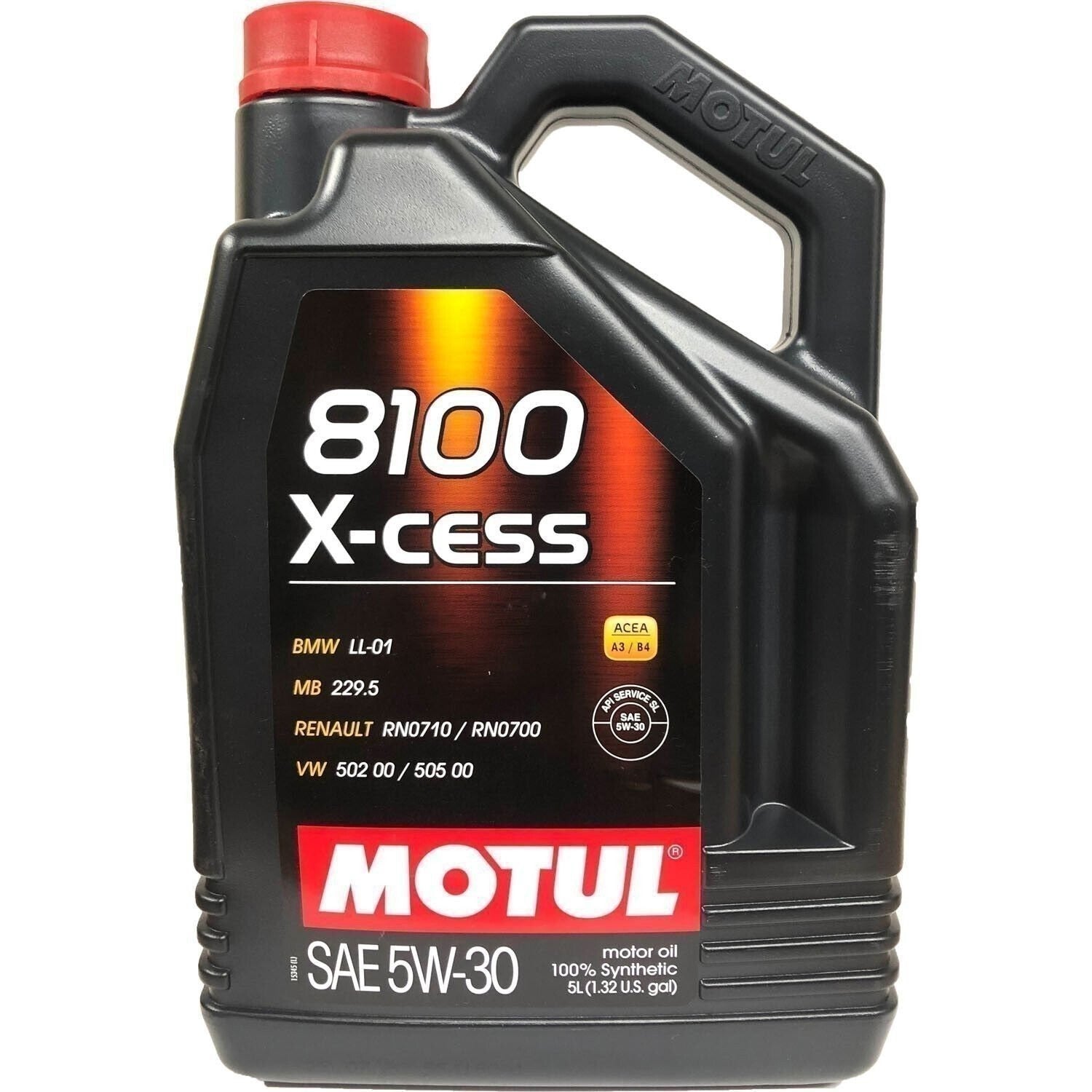 Motul 8100 X-cess 5W30 Synthetic Motor Oil 5L High Performance Engine Oil