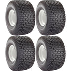 Carlisle Turf Saver Lawn Mower Tire Set 2Ply 20x8-8 & 15x6-6 (4 Tires)
