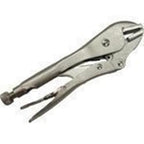 10" Adjustable Locking Jaw Pliers Set - Curved & Straight Pliers Bundle