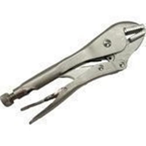 10" Adjustable Locking Jaw Pliers Set - Curved & Straight Pliers Bundle