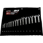 Ascot 15-Piece Metric Combination Wrench Set - Long Handle Tools