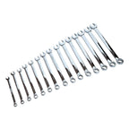 Ascot 15-Piece Metric Combination Wrench Set - Long Handle Tools