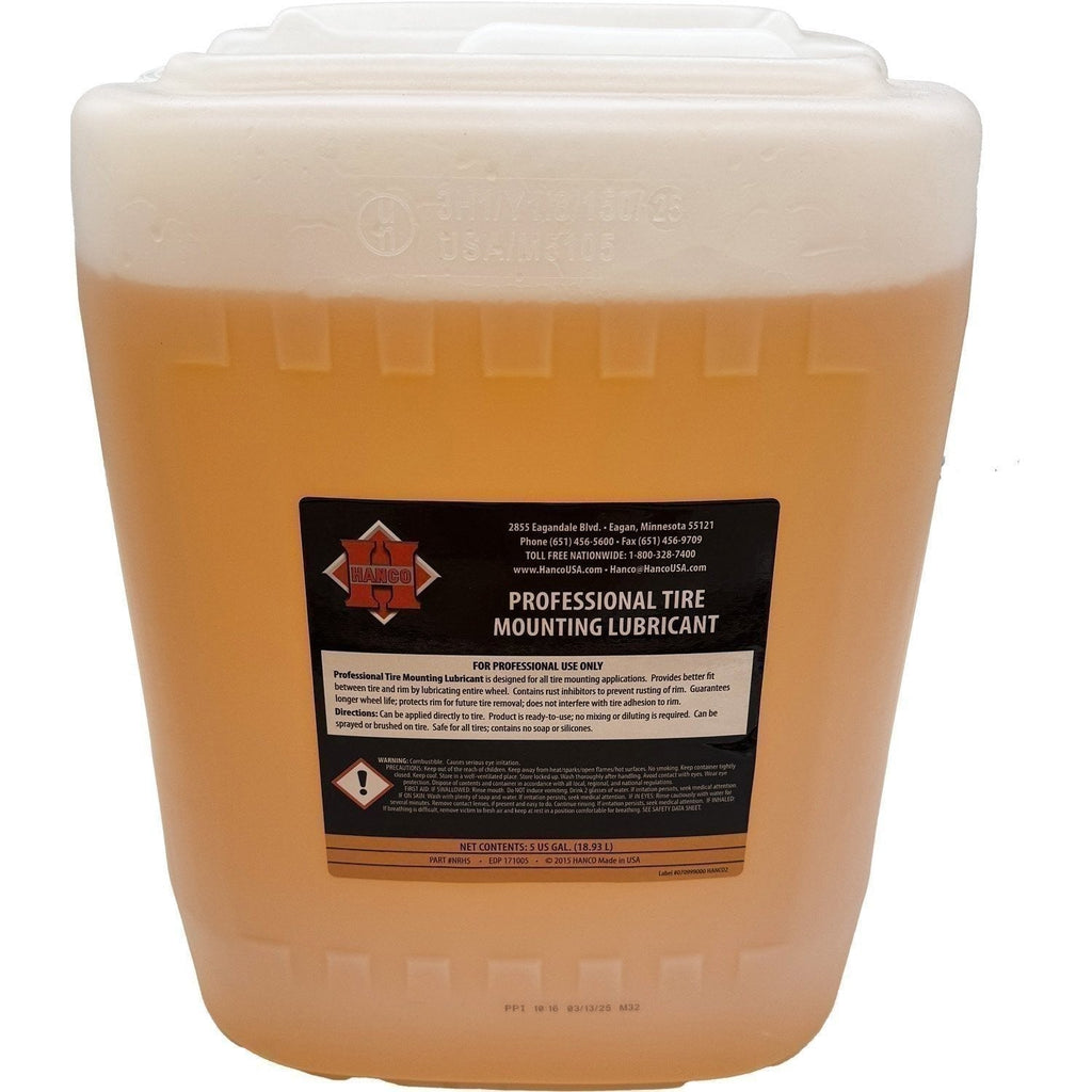 Hanco NRH5 Tire Mounting Lubricant 5 Gallon - Professional Grade