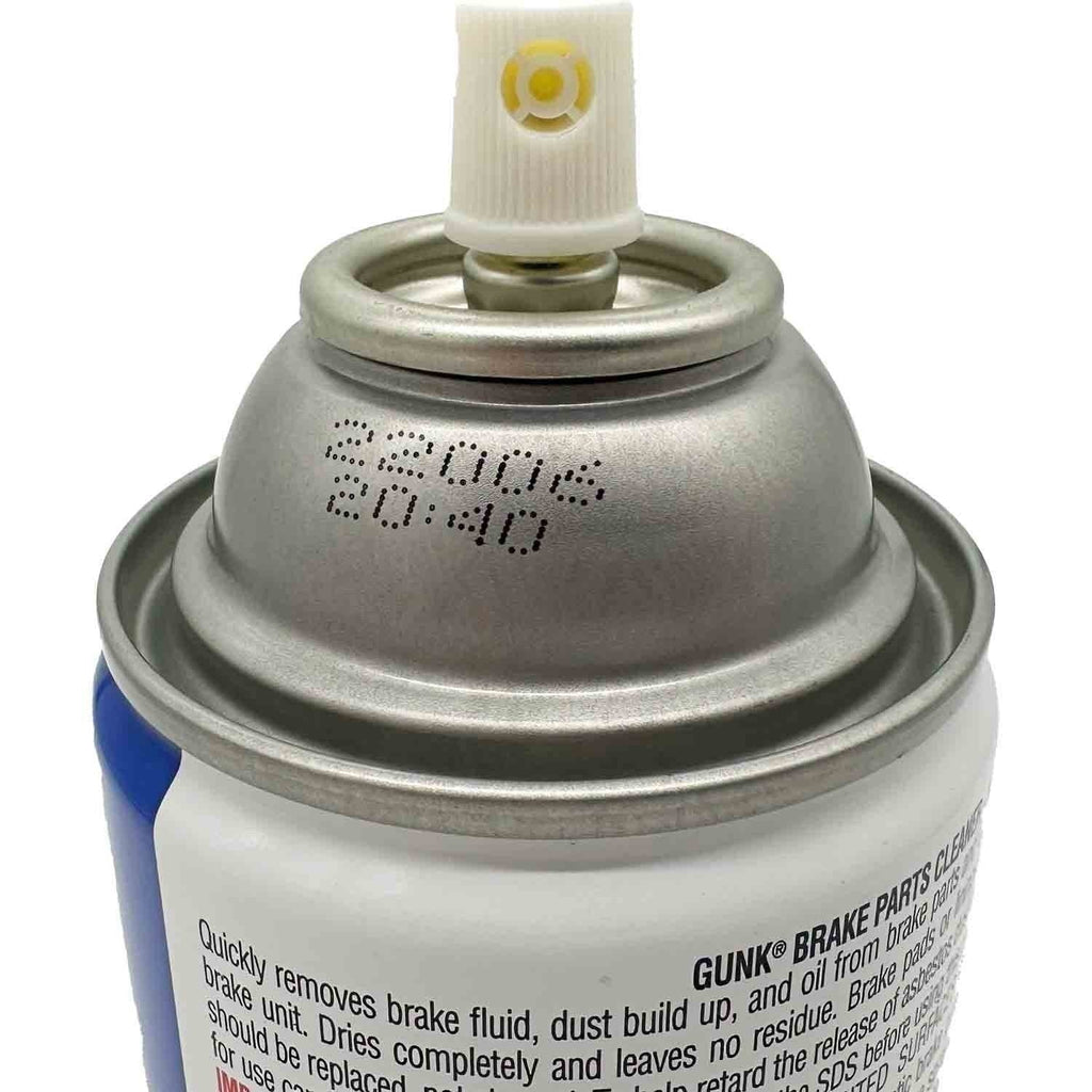 Gunk M710 Non-Chlorinated Brake Parts Cleaner 14oz - Pack of 12 Low VOC