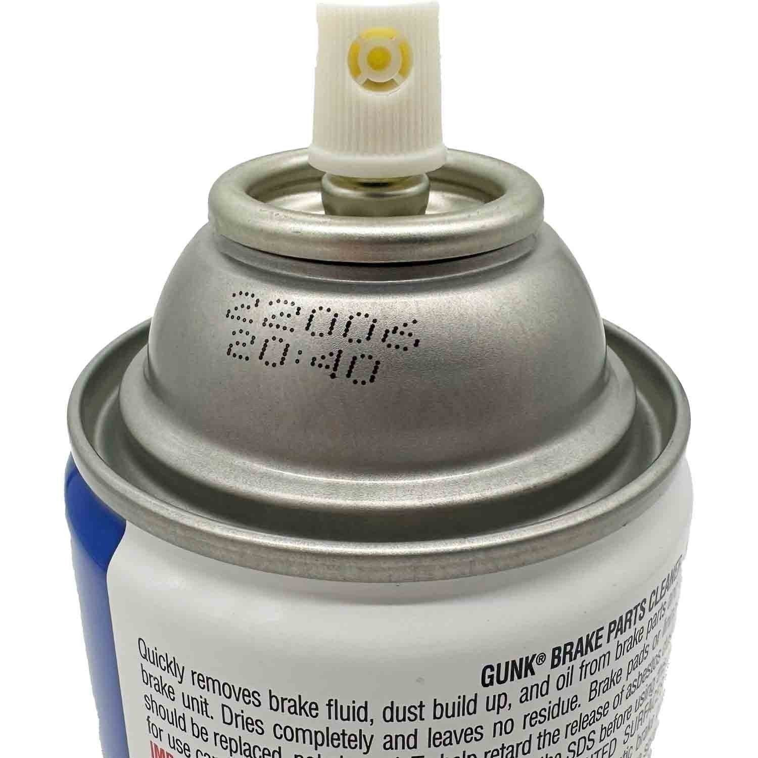 Gunk M710 Non-Chlorinated Brake Parts Cleaner 14oz - Pack of 12 Low VOC