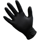 Ascot Black Nitrile Gloves XL 5 Mil Powder Free Box of 100