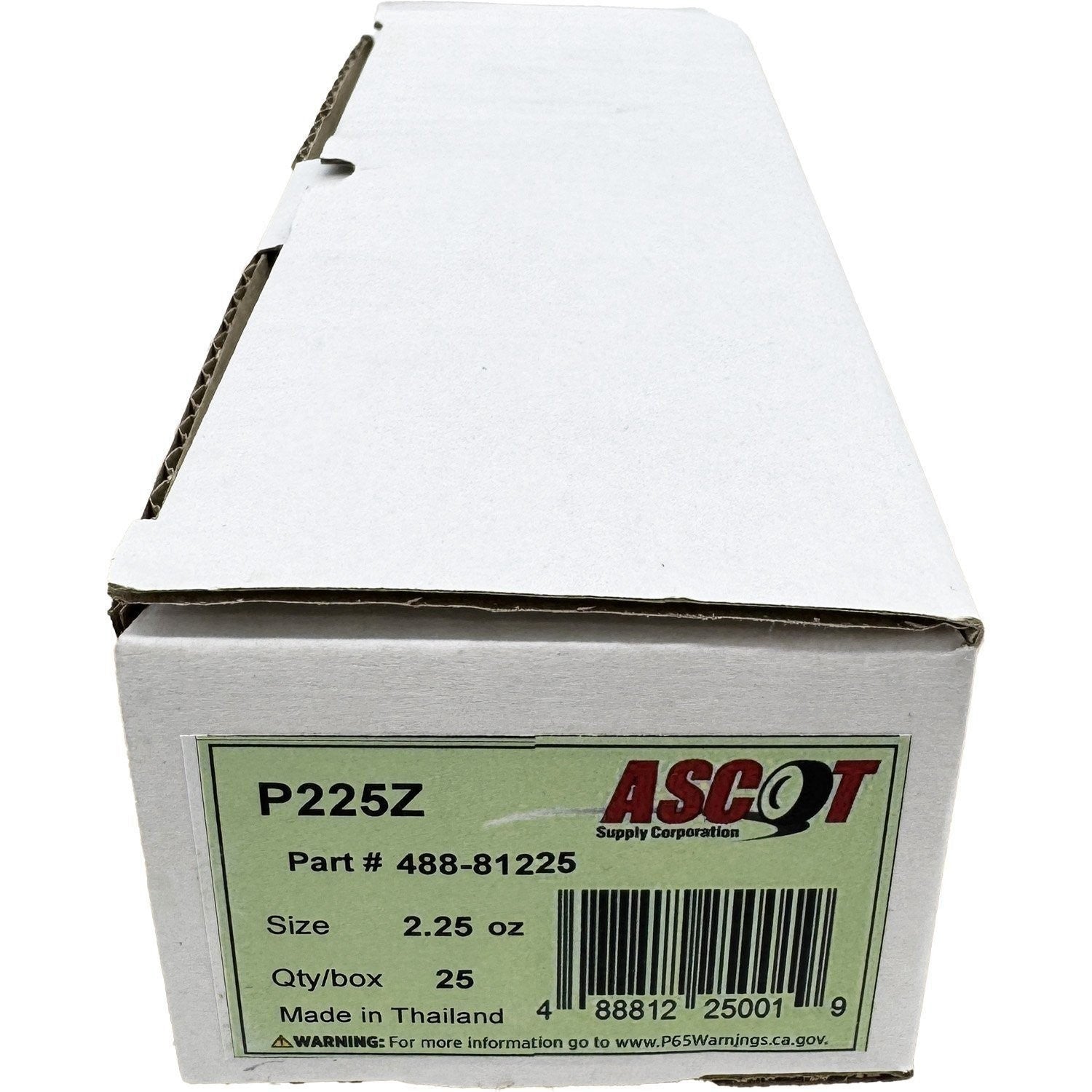 Ascot P Style Coated Zinc Clip-On Wheel Weights 2.25oz Box of 25