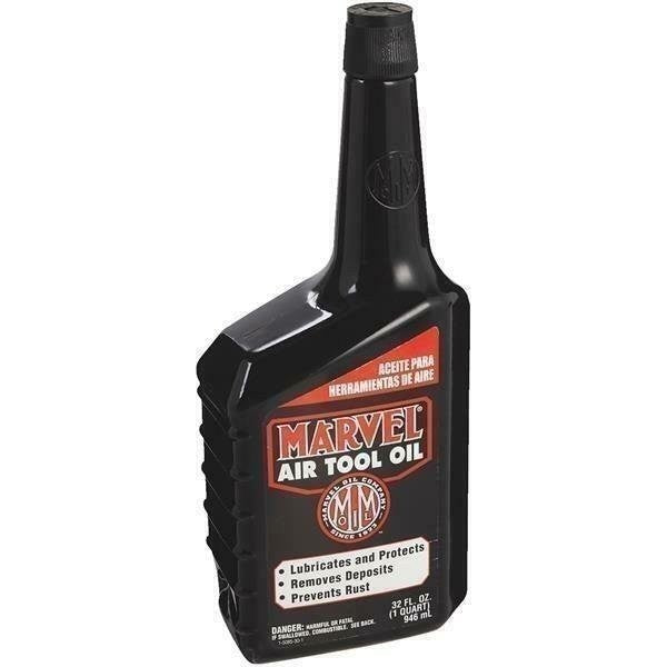 Marvel Air Tool Oil MM85R1 32oz - Lubricant for Pneumatic Tools