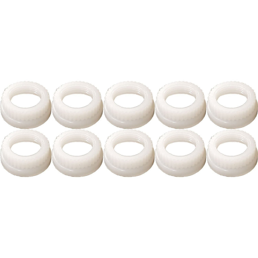 Pack of 10 Nylon Rim Nuts for Tractor Tube Valves TR-218A TR-220A