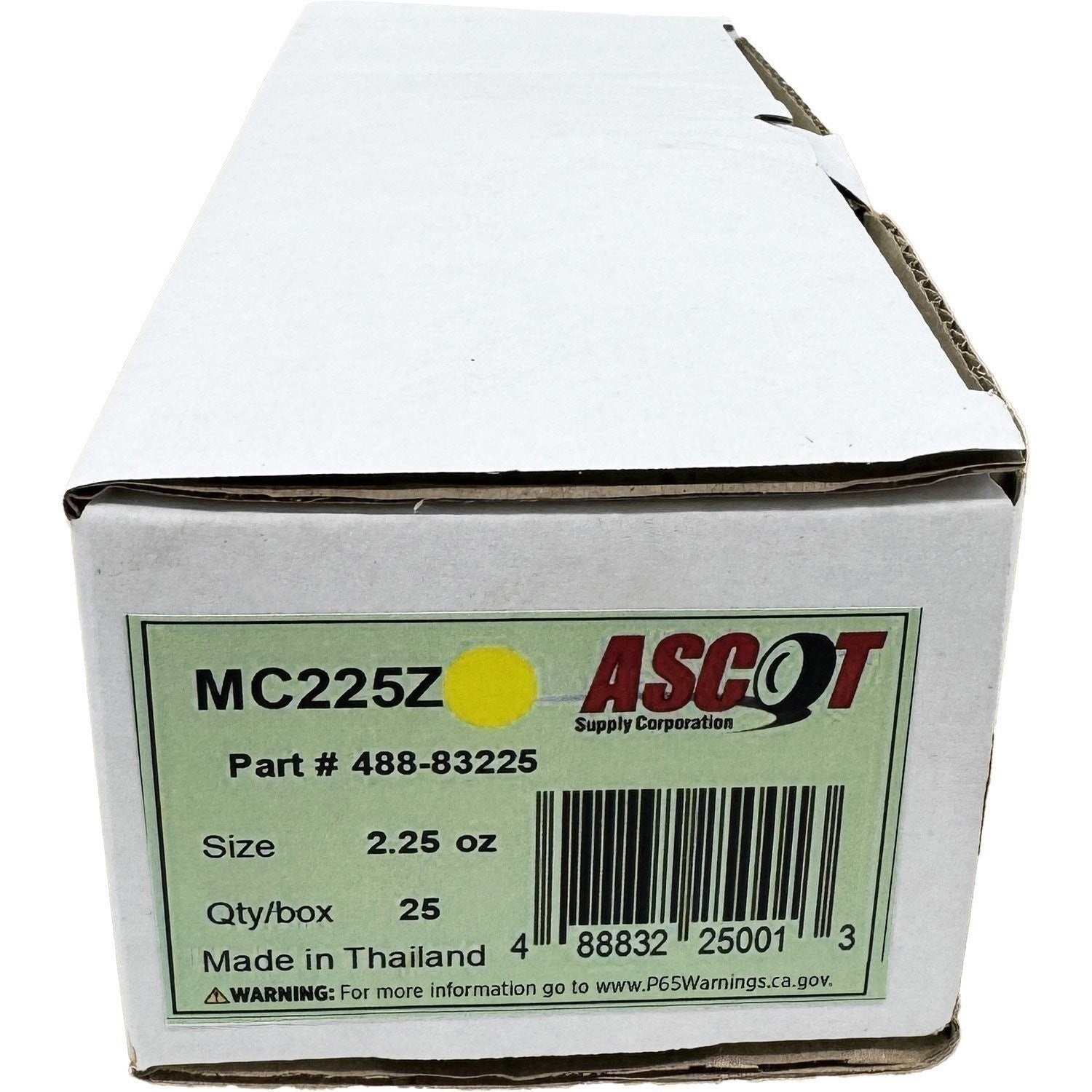 Ascot MC Coated Zinc Clip-On Wheel Weights 2.25oz Box of 25