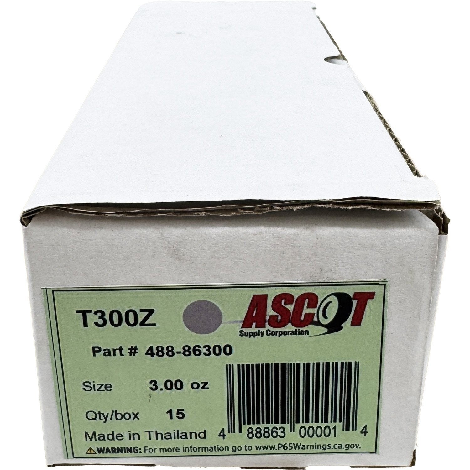 Ascot P Style 3oz Coated Zinc Clip-On Wheel Weights - Box of 15
