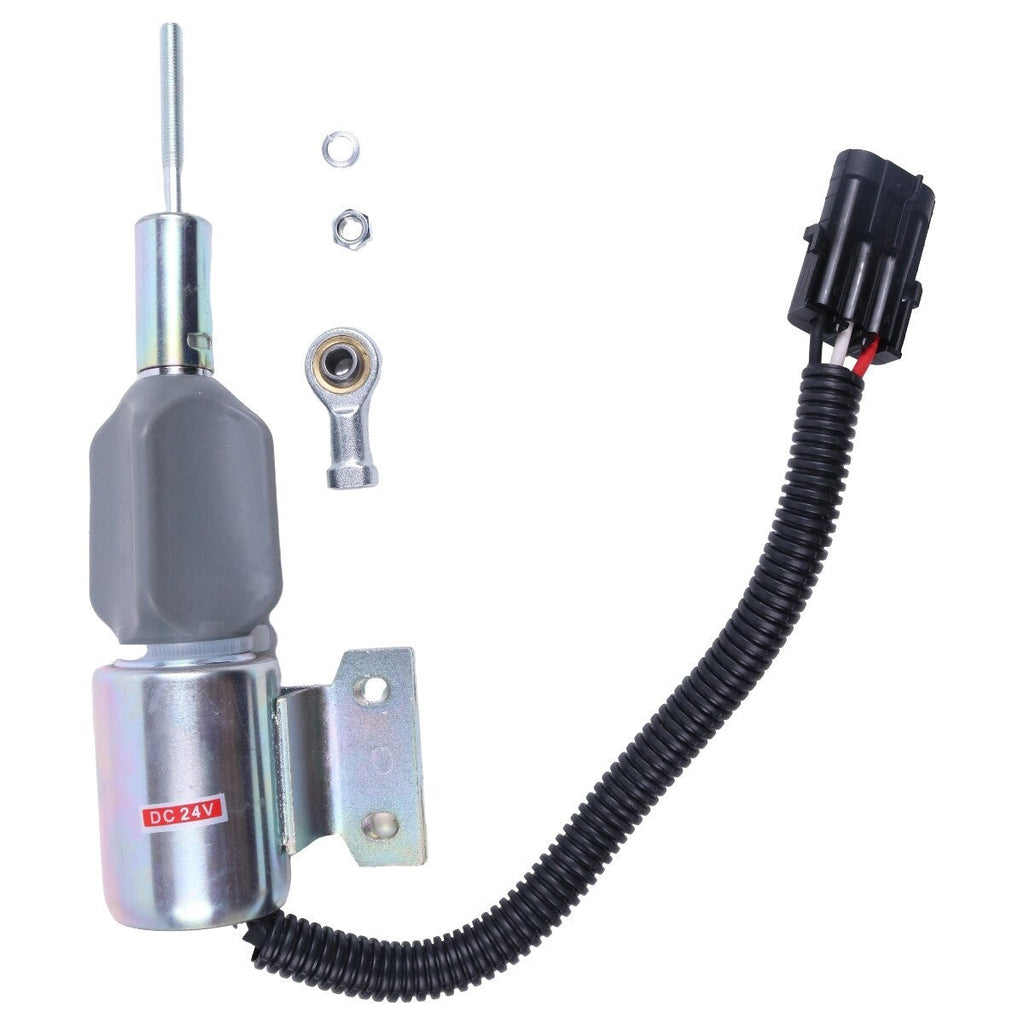 Fuel Shut Off Solenoid 3939701 3932320 for Komatsu PC200-6 Volvo EC140 EC150