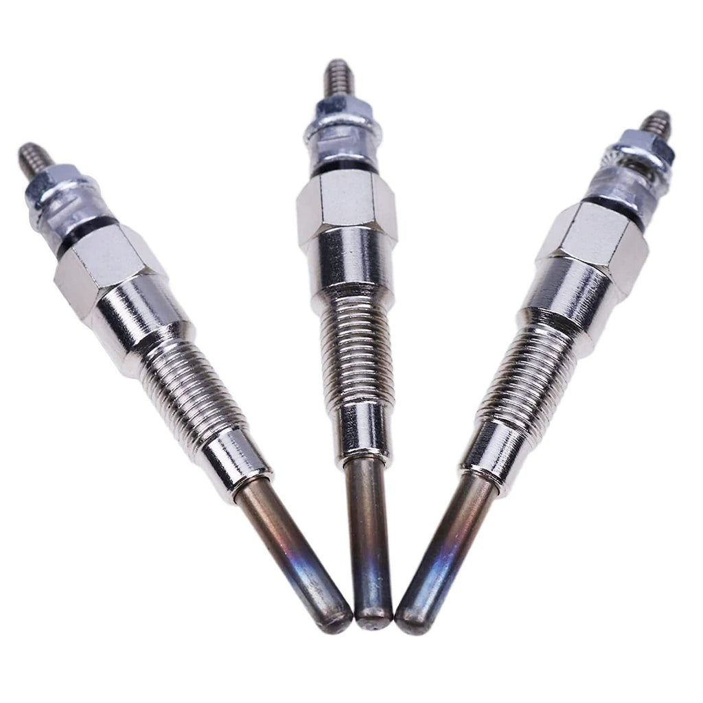 3 Glow Plugs 6670470 6698618 6599047 for Bobcat E08 E16 MT50 S100 2200 320 418