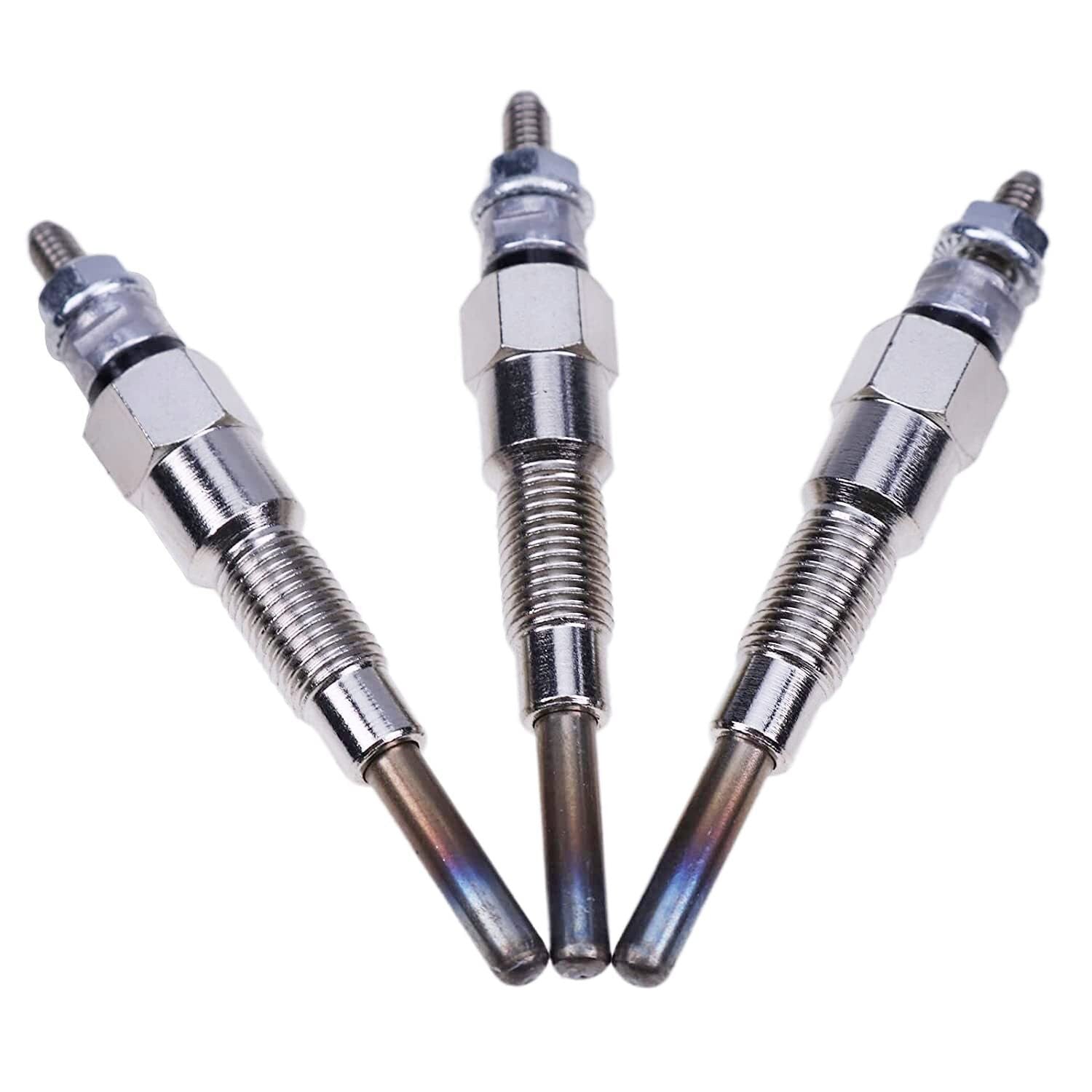 3 Glow Plugs 6670470 6698618 6599047 for Bobcat E08 E16 MT50 S100 2200 320 418