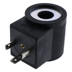 12V Solenoid Valve Coil 6306012 3-Prong DIN Connector for HydraForce Stem 08