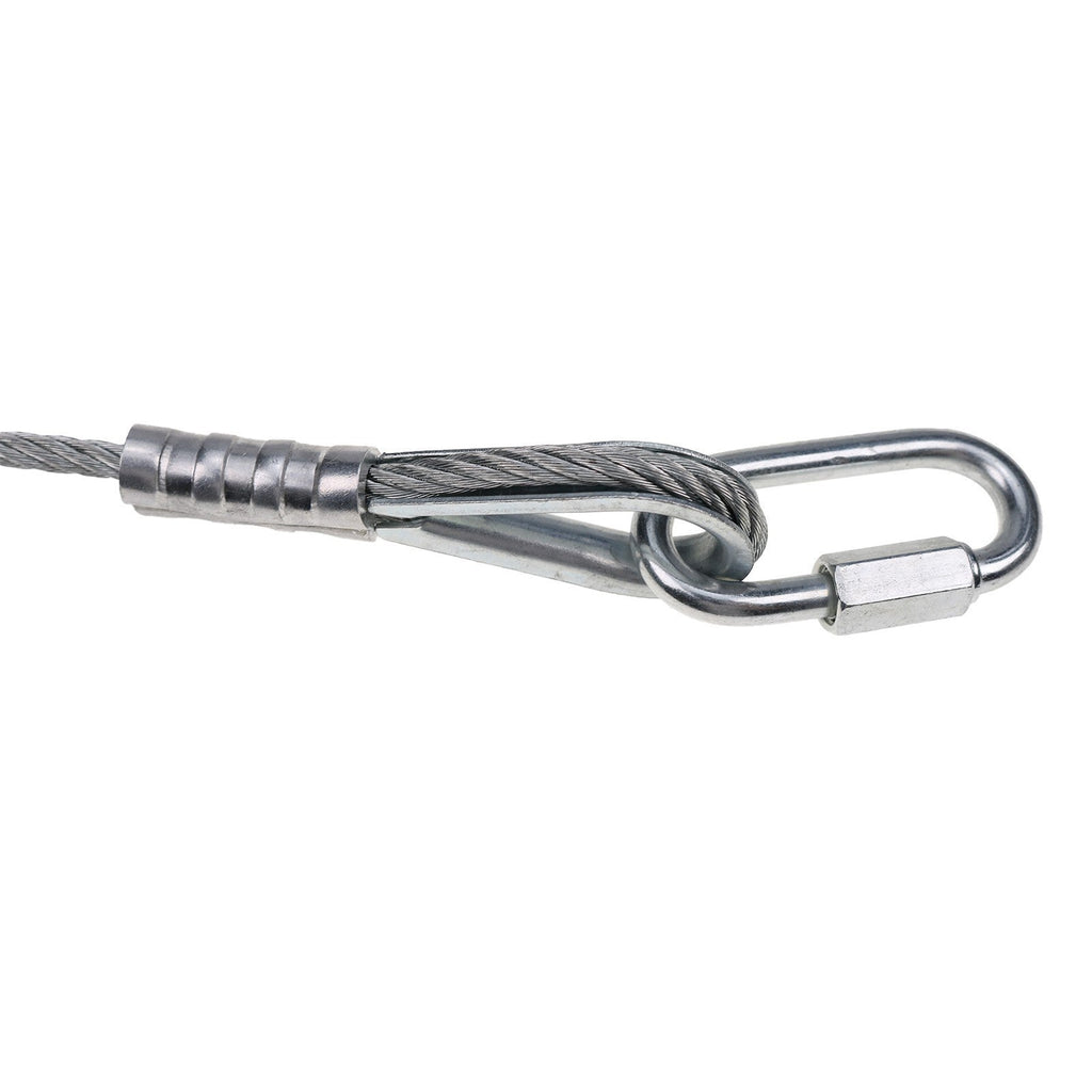 2x Gorilla Trailer Gate Lift Cables with EZ Spring Clips 125542 Replacement
