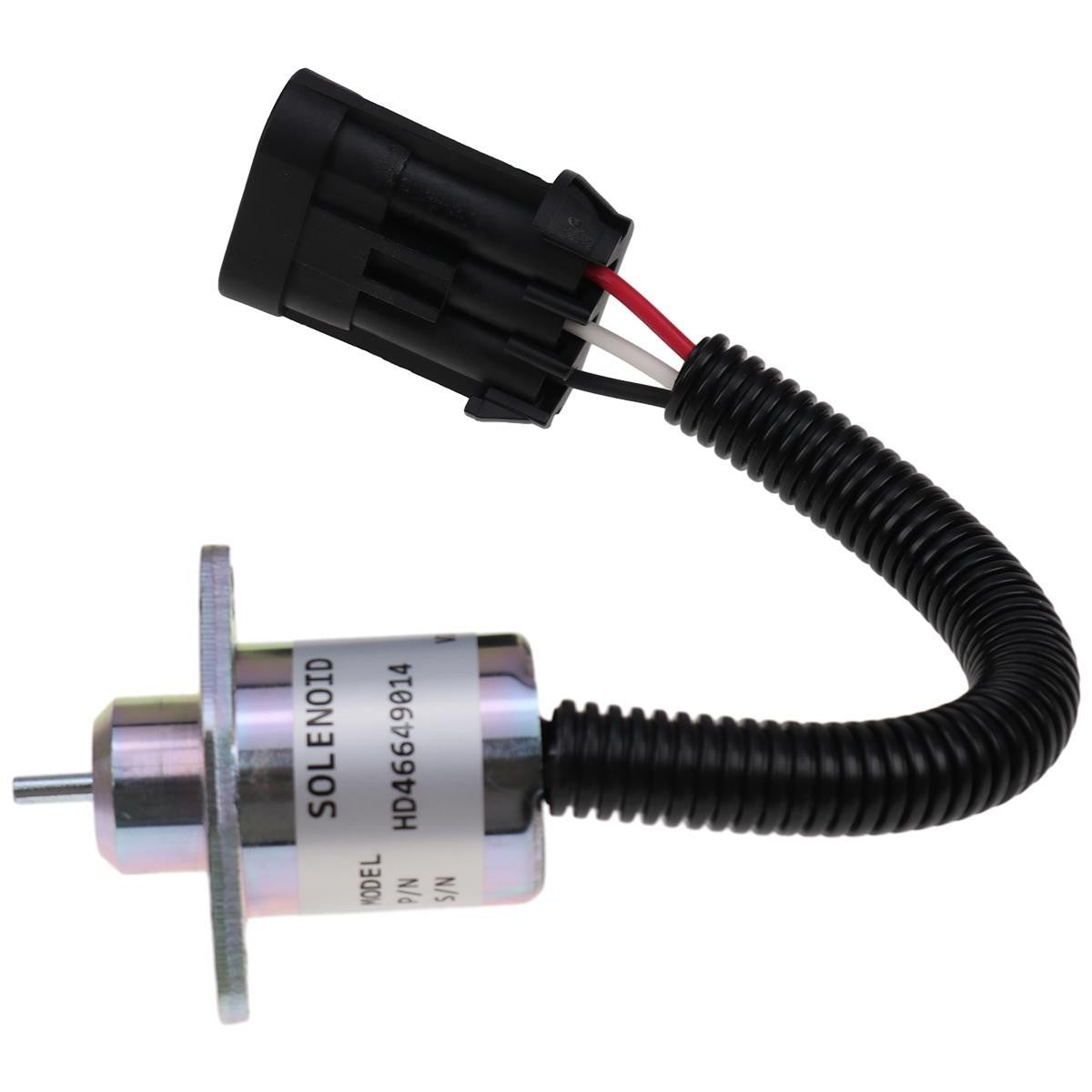 Fuel Shutoff Solenoid Valve 6670602 for Bobcat 463 553F S70 S100 Skid Steer