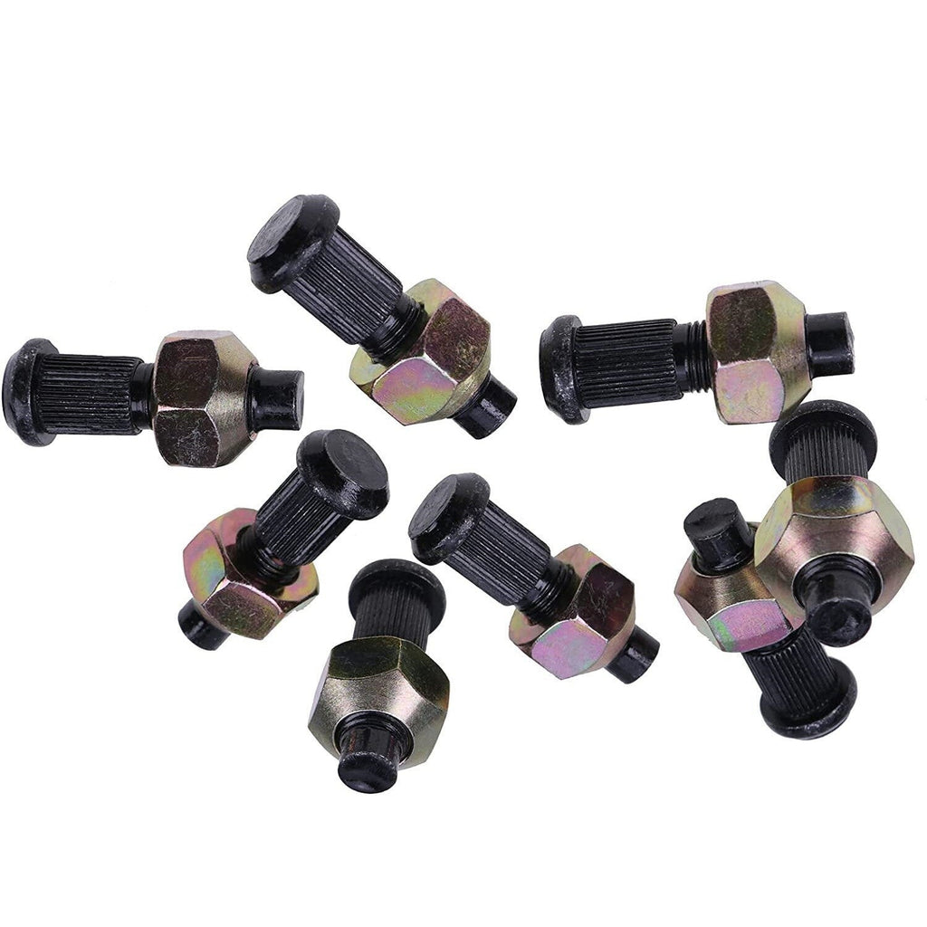 8PCS Wheel Studs & Nuts Kit for Bobcat 533 611 722 S175 S205 S510 S630 S770